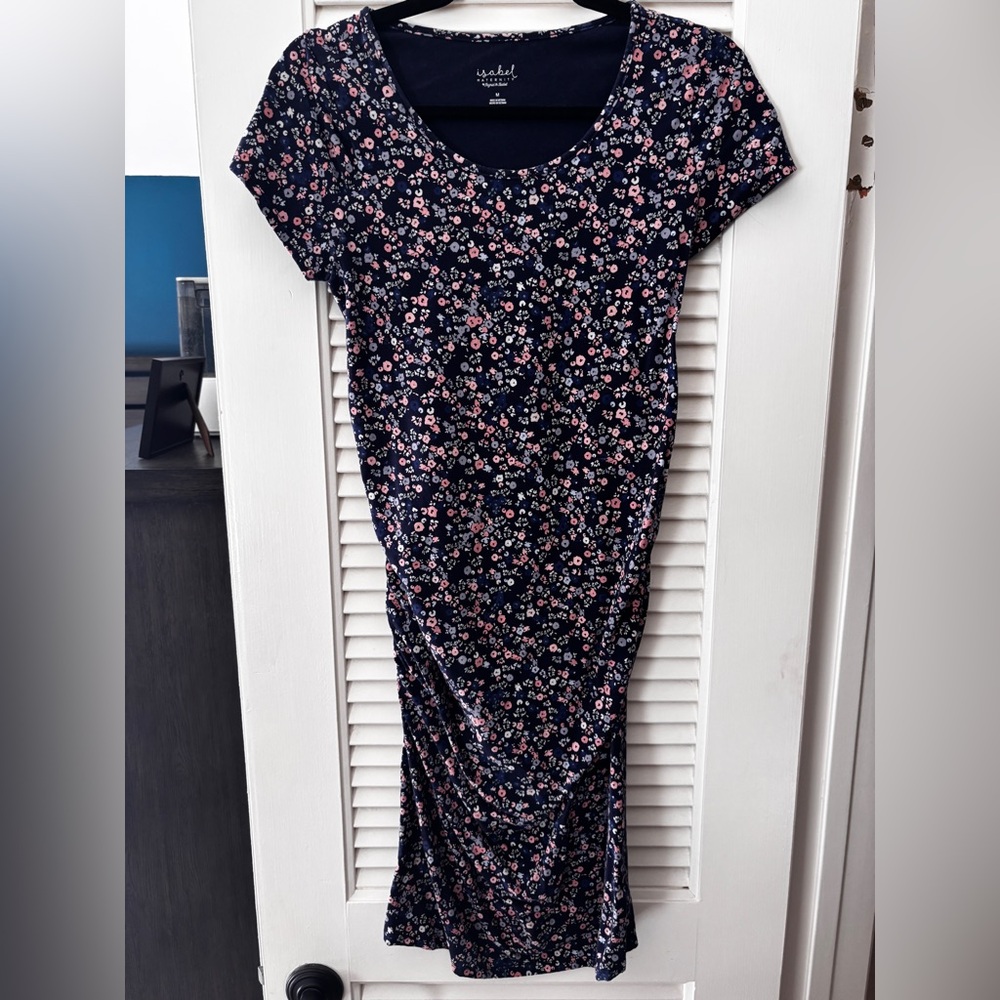 Isabel Maternity Floral Dress